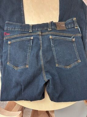 Origin Men’s Dark Wash Denim Jeans - Delta Flex Taper Boot Leg